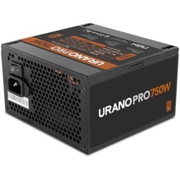 Fuente de Alimentación Nox Urano Pro 750W 80 PLUS Bronze, Ventilador Silencioso y Cables Extralargos
