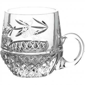 Galway de la novedad 8 cm taza de bautizo en cristal