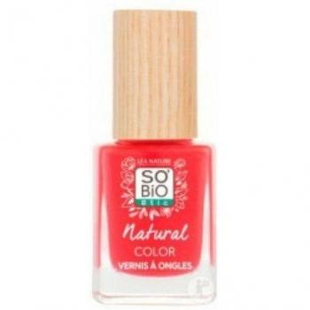 So'Bio Étic Esmalte de Uñas 25 Rouge Coquelicot Vegano Fortalecedor 11ml