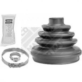 MAPCO Juego de fuelles para árbol de transmisión CV-joint boot 18704, incluye dos fuelles, abrazaderas y es compatible con varios modelos de vehículos