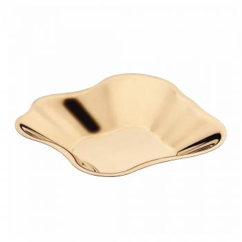 Iittala Aalto Cuenco, Acero Inoxidable, Rosé Gold, 35.8 x 35.8 x 6 cm