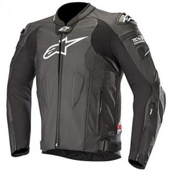 Alpinestars Missile Leather Chaqueta - Tech-Air Compatible Negro 58