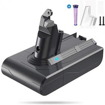 FLYLINKTECH 4000mAh Batería para Dyson V6 DC59 DC58 DC58 DC61 Dyson DC62 Batería DC72 DC74 Batería de Repuesto para aspiradora de Mano con 1 Filtro de Repuesto 1 Destornillador 1 Cepillo de Limpieza