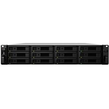 Synology RackStation RS3618XS - NAS server - 12 bays - rack-mountable - SATA 6Gb/s - RAID 0, 1, 5, 6, 10, JBOD, RAID F1 - RAM 8 GB - Gigabit Ethernet - iSCSI - 2U