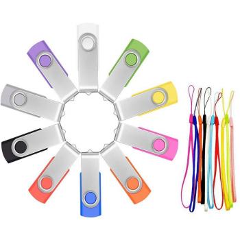 Memorias Flash USB 10 Piezas 2 GB - PenDrive 2GB Almacenamiento Externo - Llave USB 2.0