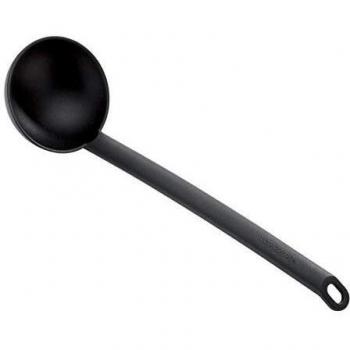 Tescoma Cucharón de Sopa Space Line en Nylon Negro, 32 cm