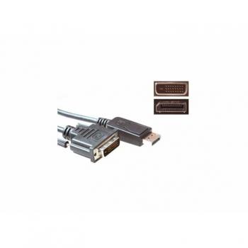 Cable Adaptador DisplayPort Macho a DVI Macho 1.80 m