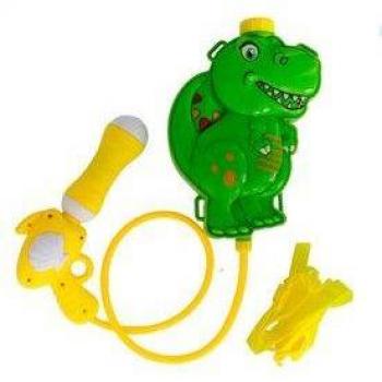 Pistola de Agua Mochila Dino +3A Verde 33x46x8 cm