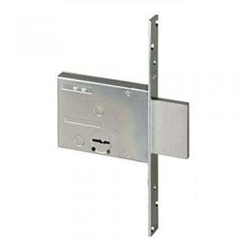 Serratura de metal CISA 57013, tipo infilable, zinc, dimensiones 25 mm de profundidad, 82 mm de altura y 70 mm de ancho