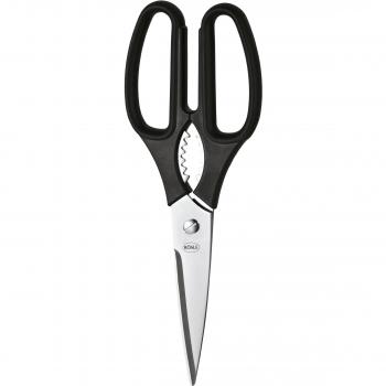 Rösle Universal Kitchen Scissors with Micro-serration, Stainless Steel, 22 cm