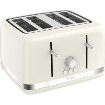 Tostadora Moulinex Soleil LT305A10 - 4 Rebanadas, 1700 W, Color Marfil