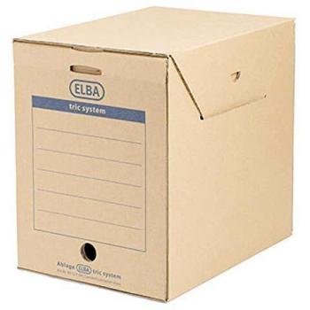 Caja de archivo Maxi Tric Sistema 236x333x308 mm, cartón ondulado marrón natural