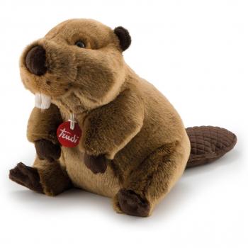 Peluche Castor Giuseppe - 42 cm, Modelo Park, Regalo Ideal para Navidad y Cumpleaños
