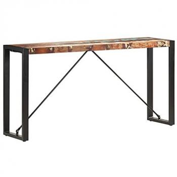 vidaXL Console Table 150x35x76 cm Solid Reclaimed Wood