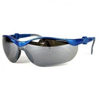 L+D Upixx Upixx L+D 26752 - Gafas protectoras con efecto espejo, color azul y gris DIN EN 166-1