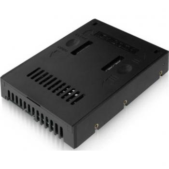 Icy Dock MB882SP-1S-2B Caja para Disco Duro Externo de 2.5 Pulgadas en Color Negro con Bastidor de Instalación