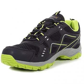 Regatta Men's Vendeavour Waterproof Walking Boots - Navy/Lime Punch, Size: UK 6.5