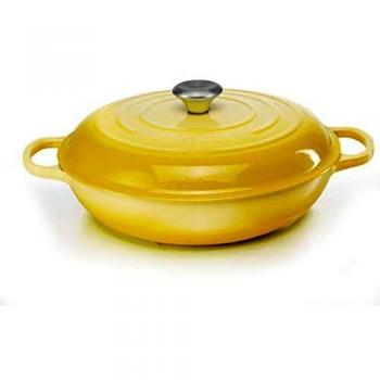 Le Creuset Volcanic 26 cm Low Casserole Braiser with Lid