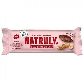 Barrita Bio de Cacao y Cacahuete Natruly 40g