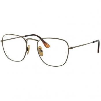 Ray-Ban RX8157V Frank 1222 Gold Men's Eyeglasses Size 48 - Blue Light Block Available