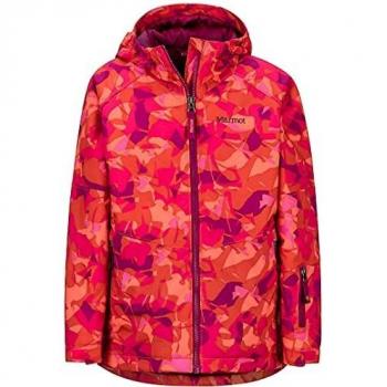 Marmot Girl'S Refuge Chaqueta, Niñas, Nasturtium Sweet Camo, Large