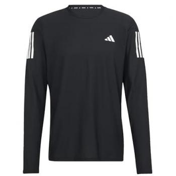 Adidas Own The Run Long Sleeve Performance Shirt for Men - Black - Size XXL