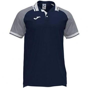 Joma Essential II Polos Caballero, Hombre, Marino Blanco, XS