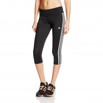 adidas Bsc 3S 3/4 Tigh - Mallas para mujer, color negro / blanco , talla XS
