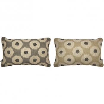 Juego de 2 fundas de cojín de decoración VIGO 30x50 cm, 85% algodón, 15% poliéster, fabricado en España