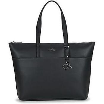 Bolso shopper Calvin Klein K60K609860 - Elegante y resistente, en mezcla de poliéster reciclado negro con cremallera