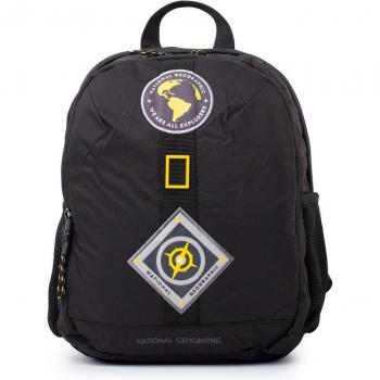 National Geographic New Explorer Small Backpack Black 13L with Zip Closure - 25.5x15x32.5cm