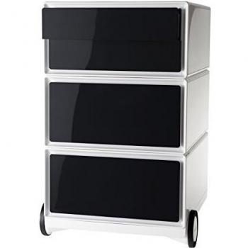 Paperflow Archivador, Negro y Blanco, 642 x 390 x 436 mm