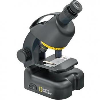 Bresser Optics Microscopio National Geographic 40-640X Con Soporte Para Smartphone, Negro