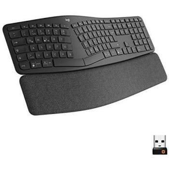 Logitech Ergo K860 Teclado Inalámbrico, Disposición QWERTY Italiano - Gris