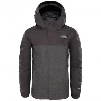 The North Face Resolve Reflective Chaqueta para niño, Niños, Graphite Grey Heather, S