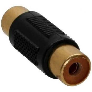 Adaptador de Audio RCA Macho a RCA Macho - Conexiones Doradas