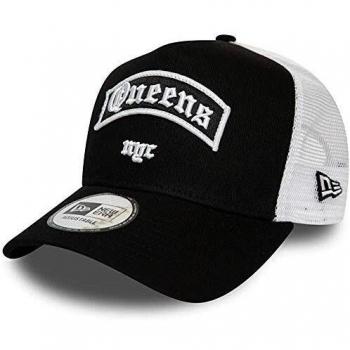 New Era Borough AF Trucker Ne Gorra, Unisex Adulto, Black, Talla Única