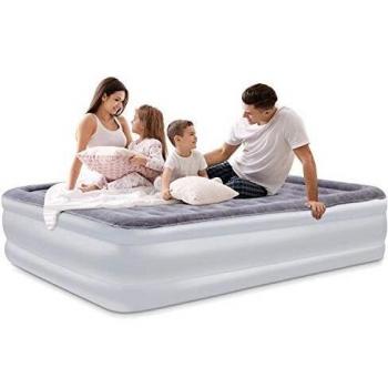SPREEY Colchón Hinchable Double : 203 x 152 x 51 cm , colchon hinchable Inflado Automático en Tres Minutos , Invitados Durante la Noche