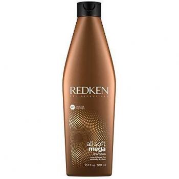 REDKEN | All Soft Mega, Shampoo, Infused with Aloe Vera, For Severely Dry, Coarse Hair, Hydrates & Softens, 300ml