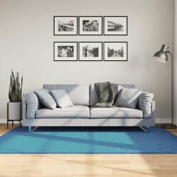Alfombra de pelo corto OVIEDO 140x200 cm Color Antracita, Beige, Crema y Turquesa - Alfombra de Piso para Sala de Estar, Dormitorio, Habitación, Salón