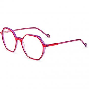 Etnia Barcelona Ultra Light 07 RDPU Women's Eyeglasses Red Size 53 (Frame Only) - Blue Light Block Available