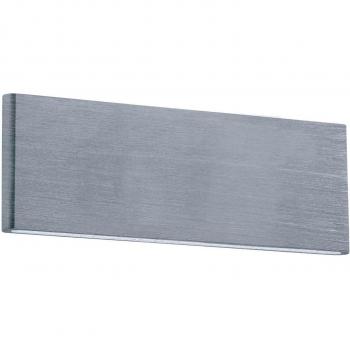 Aplique de pared LED Climene, aluminio cepillado, moderno, 500 lm