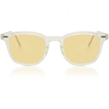 SmartBuy Collection Square Full Rim Plastic Men's Prescription Sunglasses Clear Size 48
