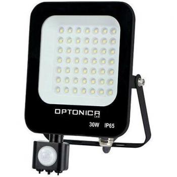 Reflector LED 30W con Detector de Movimiento, Impermeable IP65, 6000K, 2700lm