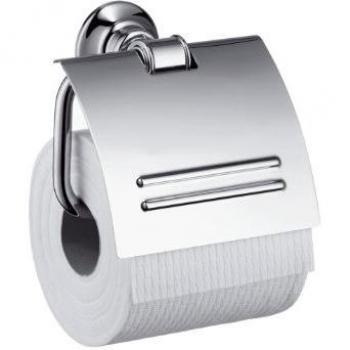 Axor Montreux Chrome Toilet Paper Holder with Lid