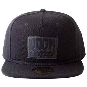 Doom Eternal Hombre Gorra Negro One Size, 100% poliéster,
