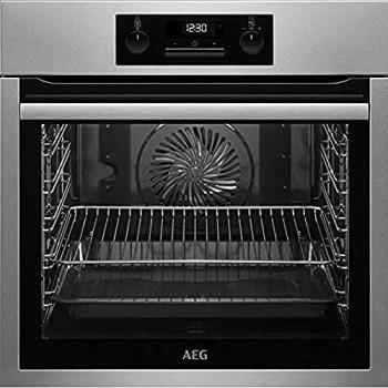 Horno Multifunción AEG BPS331120M Pirolítico Inoxidable, 71L, Clase A+