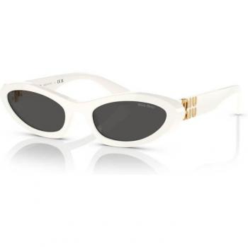Miu Miu MU09YS 1425S0 Women’s Square White Sunglasses Size 54