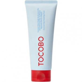 TOCOBO Coconut Clay Cleansing Foam (150ml) - Deep-cleansing mousse with clay