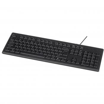 A4Tech KR-83 Teclado PS/2 Negro con Iluminación RGB